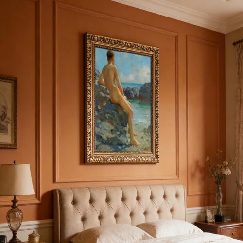 Toile The Bather Henry Scott Tuke pour la décoration de bureau