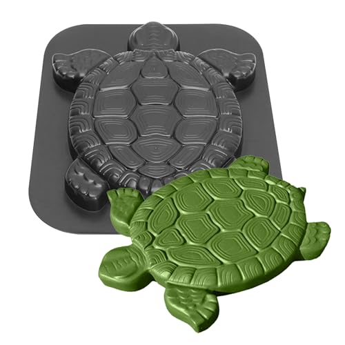 Moule À Béton - Moules Pour Dalles De Jardin En Forme De Tortue | Accessoires Réutilisables De Pavage Pour Allée Terrasse Jardin Parc Et Décoration...