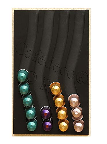 Cafedeco Nespresso Kapselhalter - Organizer Für 80 Kapseln In Weiß (33x38x1 Cm)