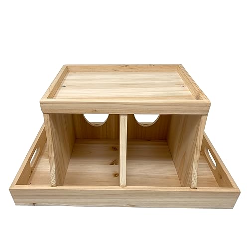 Image of Three colors Diaper Organizer, Wooden Diaper Caddy, Changing Station Table Organizer, Nursery Organization Diaper Storage Organizer with Removable Dividers for baby (Brown)