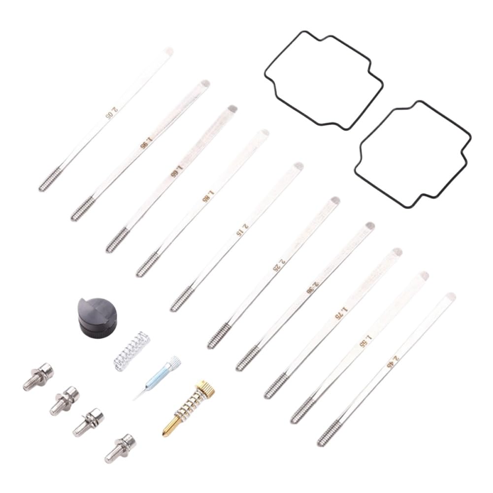 Kit de réparation de carburateur de moto, aiguille de carburateur, rapport de mélange de ralenti, vis de réglage pour carburateur 2 temps