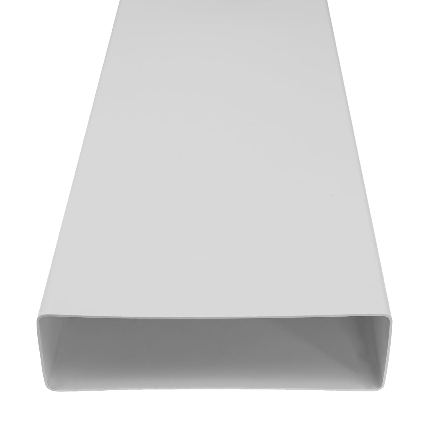 Repa Market Canale piatto 204 x 60 mm, tubo di ventilazione rettangolare in plastica, 1 m di lunghezza, sistema di ventilazione – riscaldamento, raffreddamento