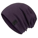 Warm Slouchy Beanie Hat - Deliciously Soft Daily Beanie in Fine Knit