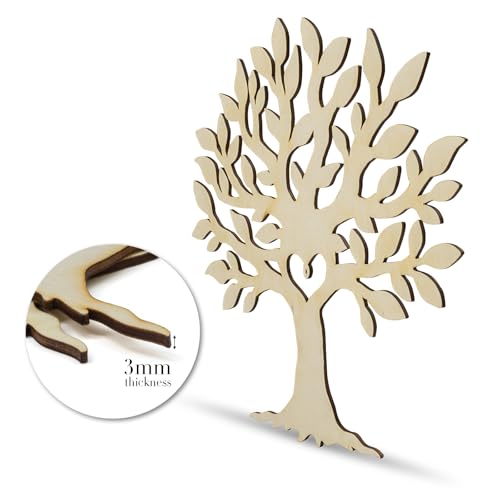 Arbre généalogique en bois Love Grows Here pour centre de table rustique
