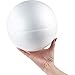 Genie Crafts Half Foam Ball 2-Pack - 7.8 x 7.8 x 3.9 in, White - DIY Art Craft & Modeling Supply - Sphere Dome for Crafts Projects