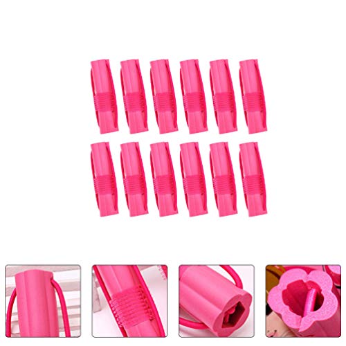 Beaupretty 12 peças de ferramentas para modelador de cabelo, esponja, autoaderente, clipes de cabelo