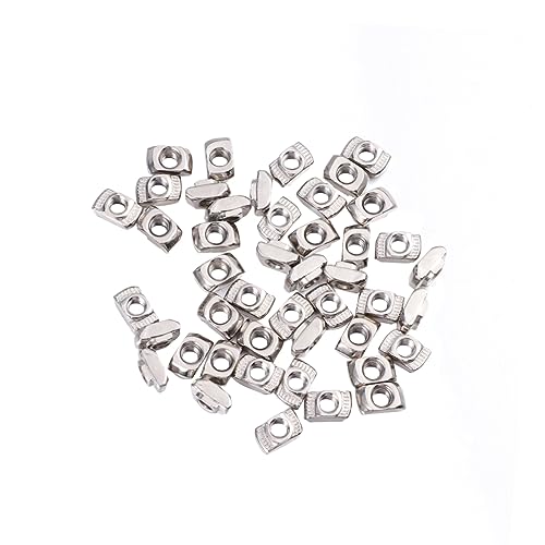 Cabilock Slim T-nut Thread (m4x10x6) 100pcs Pack for Aluminum Extrusion Profiles