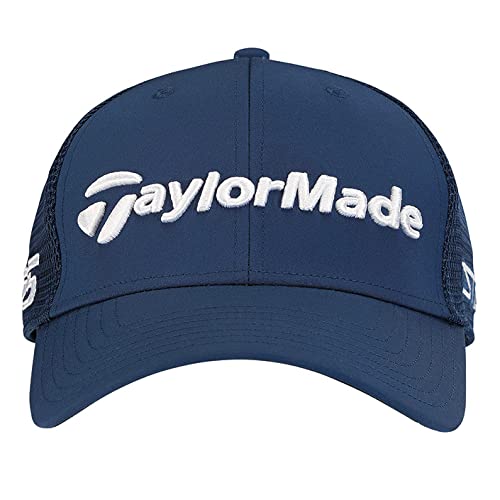 TaylorMade Boné de golfe padrão Tour Gaire, azul marinho, grande/extra grande