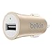 Produktbild Belkin Premium Mixit Metallic Kfz Ladegerät (2,4A, USB Anschluss, geeignet für iPhone 8/8 Plus, iPhone X, iPhone SE/5/5c/5s, iPhone 6/6s/6 Plus/6s Plus, iPhone 7/7 Plus) gold