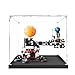 Produktbild Acryl-Vitrine für Lego 42179 Erde und Mond Umlaufbahnen Bauset, klare Vitrine, staubdichte Vitrine Kompatibel mit Lego 42179 (nur Vitrine) (Transparenter 3MMSchwarzer Boden)