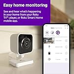 Roku New Indoor Camera 2024 - Home Security - 2-Pack - Wired Security Camera & Pet Monitor with 1080p HD Color Night Vision, Works with Alexa & Google, Motion & Sound Detection, WDR & WiFi 6 - Image 2