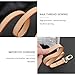 DOIAPUOS Replacement Shoulder Strap for Multi Pochette Accessories, Adjustable Vachetta Leather, Compatible with Boulogne & Montaigne(Width:0.43in&Length:23.6in)