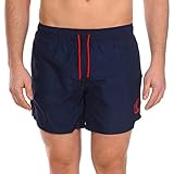 Bikkembergs Herren-Badeanzug Druck Player, Marineblau, X-Large