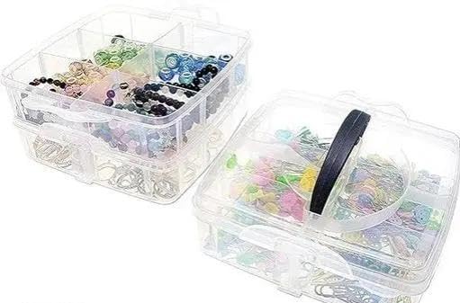 3 Layer 18 Grids Storage Plastic Boxes Medicine Jewelry Bead Storage Box Container Organizer Case Craft Boxes Random Color-image-16