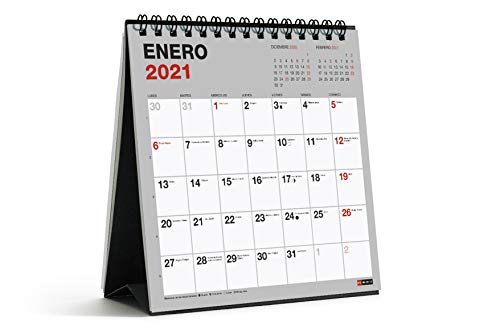 MIQUELRIUS - Calendario de Sobremesa 2021 Básico - Castellano, 140 x 150...