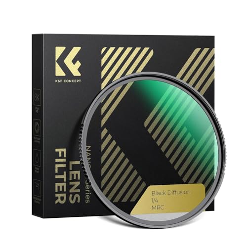 Filtro de difusión niebla negra 1/4 K&F Concept Nano-X para efectos de video