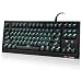 Velocifire TKL01 Mechanical Keyboard 87-Key Tenkeyless with Brown Switches LED Illuminated Backlit Anti-ghosting Keys for Copywriter, Gamer and Programmer