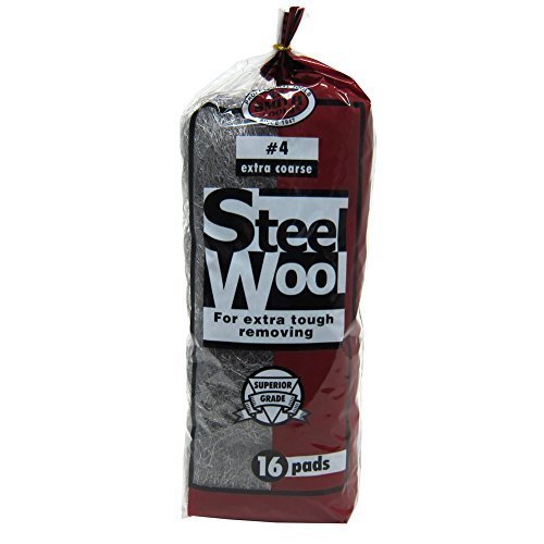 H.b. Smith Tools Steel Wool, 16 Pads (#4 Extra Course) by H.B. Smith Tools