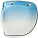 Bell Custom 500 3/Three Snap DLX Bubble Shield Ice Blue Gradient