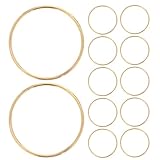 Support pour créations artisanales : la structure lisse du cerceau en fil métallique offre une base fiable pour la réalisation de pendentifs et de bijoux de mariage, idéale pour les artisans et les amateurs de bijoux, ainsi que pour le tissage et les loisirs créatifs