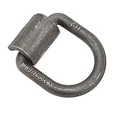 ACOGEDO /2-Zoll-Zurranker Zum Anschweißen mit Befestigungsclips für Anhänger-LKW. Zurrgurte von Anhängerladungen. Zurranker Zum Anschweißen. Kit von Ankern Anschweißpunkte mit Schweißnaht