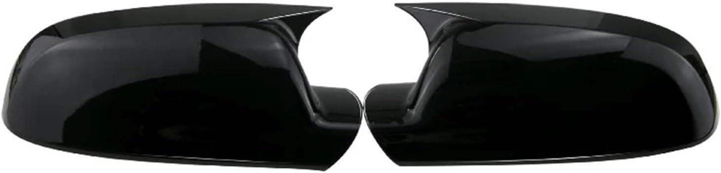 1 Pair Car Carbon Side Wing Mirror Cover Housing Compatible For Audi A4 S4 RS4 B8.5 A5 S5 2011-2015 Add On Side Rear View Mirror Cap Cover (Color : Glossy Black)