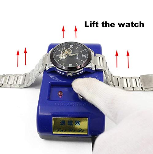 Watch Demagnetizer, Watch Repair Screwdriver Tweezers, Watch Repair Kit, Mechanical/Quartz Watch Electrical Demagnetise Demagnetizer Tools,Electrical Tools