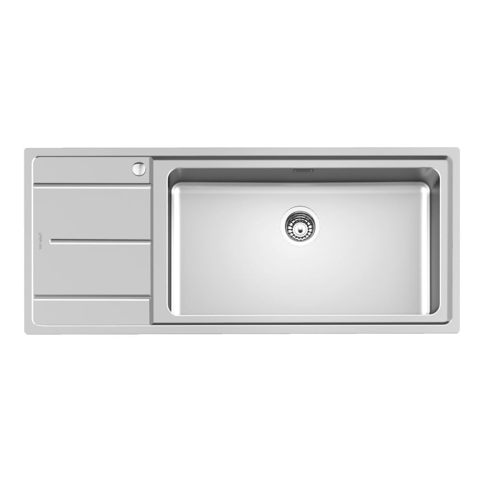 Lavello Cucina 1 Vasca + Gocciolatoio sx 1160x500 mm - 3216 051 Evo
