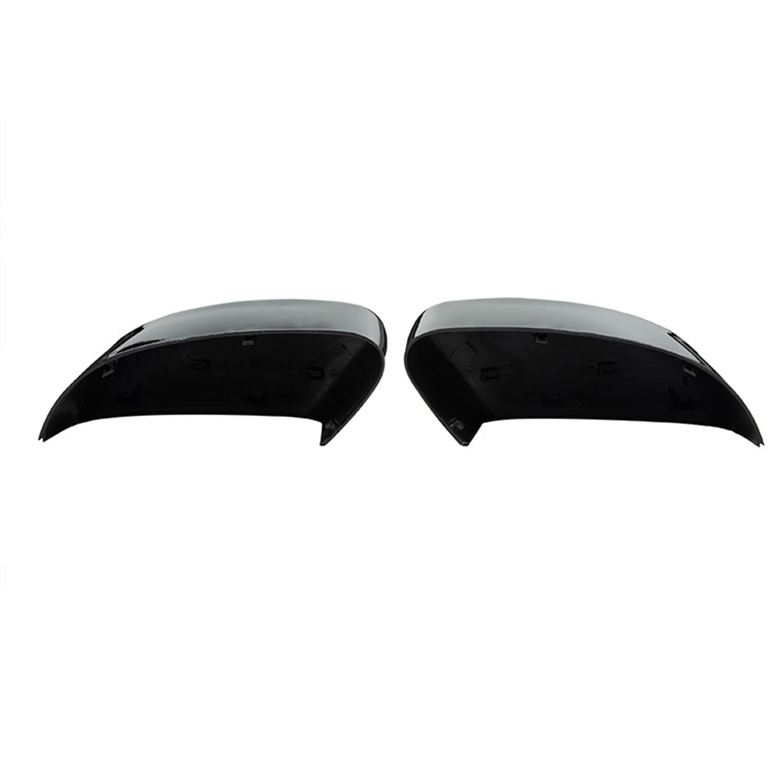 Capuchon rétroviseur latéral voiture Pour noir brillant pour Ford pour Focus MK2 MK3 couvercle de capuchon rétroviseur 2 pièces(Left)