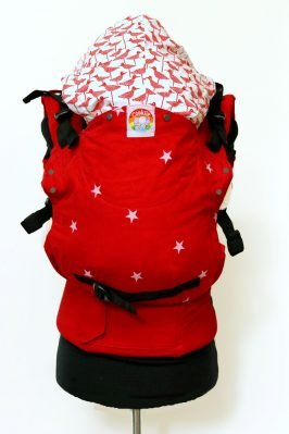 Cookiie Soft Structured Baby Carrier - All Star Scarlet (Embrace Model)