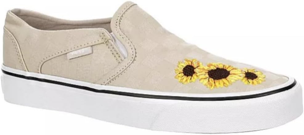 Vans Unisex Asher Canvas Sneaker Lace up Closure Dominican