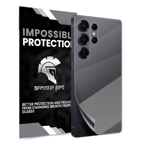 Image of ArmourPro Back Screen Protector for Samsung Galaxy S26 Ultra, Premium Ultra Thin TPU Back Membrane Guard, Bubble-Free, Edge to Edge Coverage, Fingerprint Friendly | Crystal Clear, 1 Pack