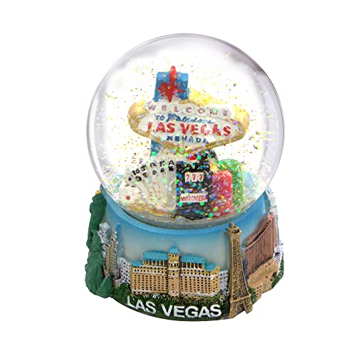 Las Vegas Snow Globe 3.5 Inches Tall #TOP1