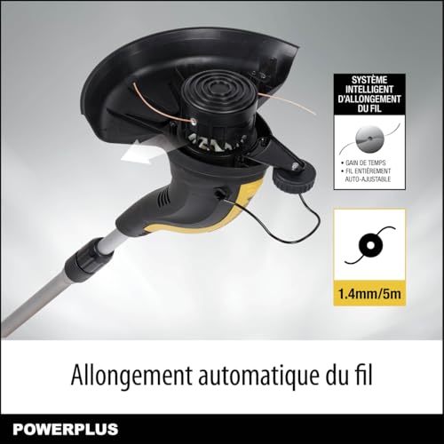 Coupe-bordure Powerplus 400 W pour tailler facilement l'herbe des massifs