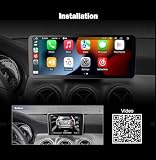 12,3" Android 14 Snapdragon CPU 8GB 128GB, radio samochodowe z Bluetooth 5.1 do modeli Mercedes-Benz Klasa C W205, Klasa GLC X253 i C253 NTG 5.0, CarPlay, ekran 2K, WiFi, radio DSP OEM Comand