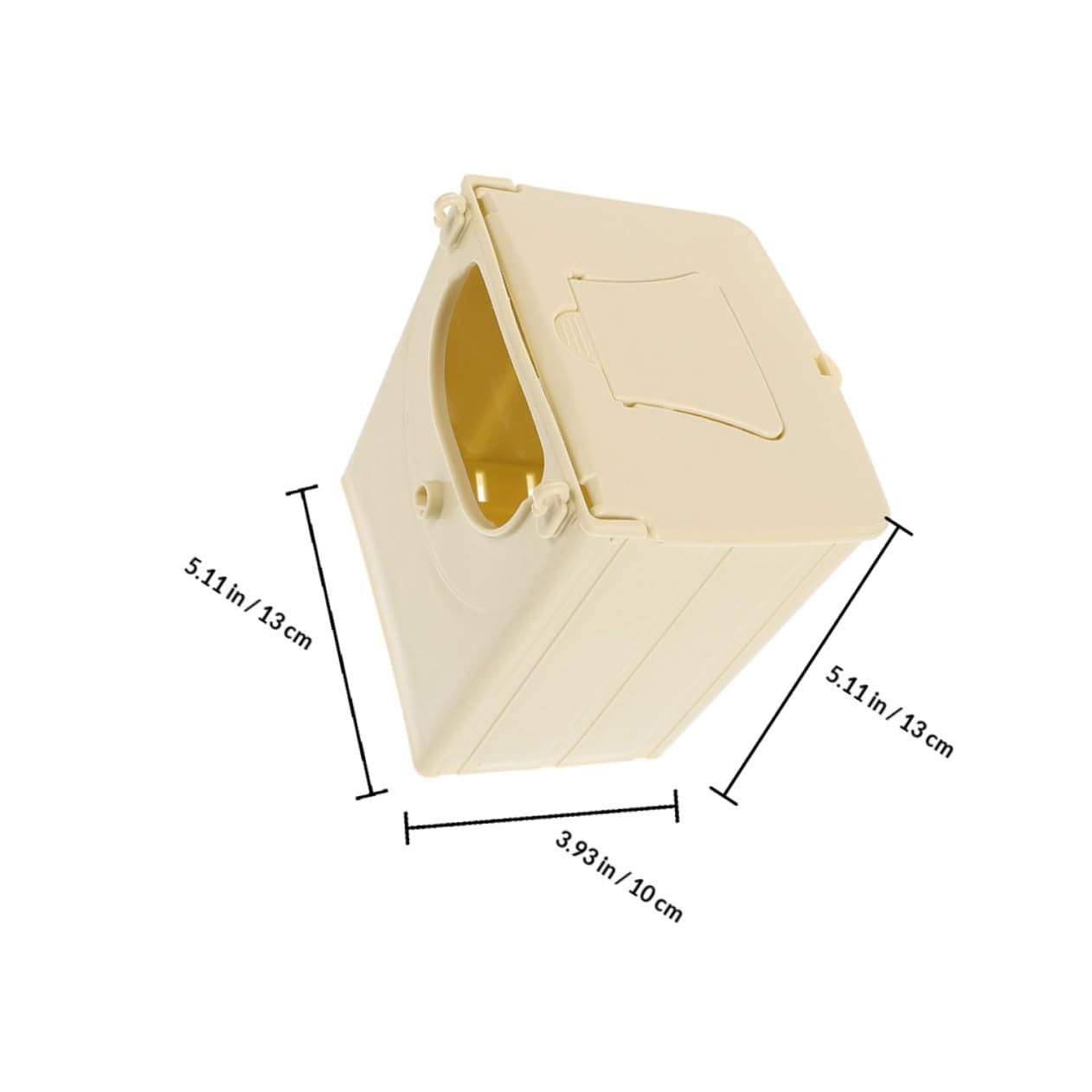 Alipis Caja Nido para Periquitos de Plástico Resistente 5 Piezas, Casa de Pájaros Pequeños para Cría en Jaulas, Nido Plástico para Incubación y Reproducción de Aves Domésticas