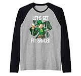 Photo Gallery vintage lets get fit leprechaun shaced st patricks day regalo maglia con maniche raglan Photo Gallery vintage lets get fit leprechaun shaced st patricks day regalo maglia con maniche raglan