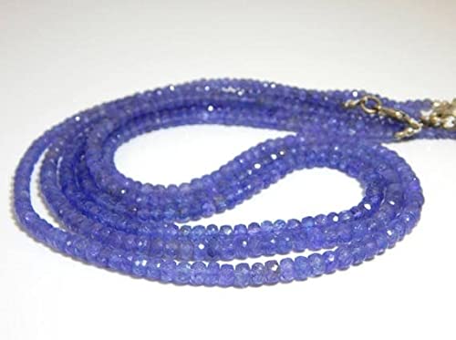 Perles de Tanzanite naturelle pour façonner un cadeau de bijoux personnalisés uniques