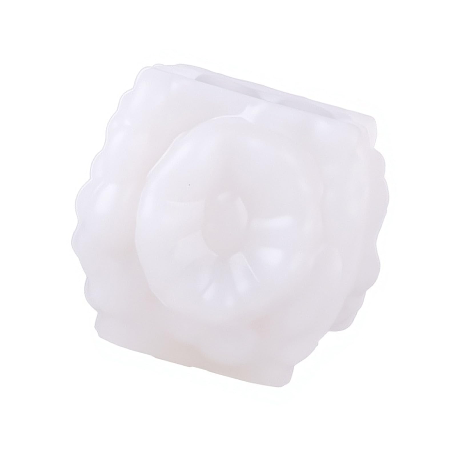 Tsophreniq Embossed Geometric Silicone Mold Heatproof, for Baking, Epoxy Soap & Chocolate Flower Silicone Mold