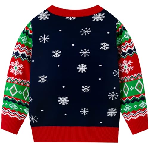 Toddler Ugly Christmas Sweater Boy Girl Funny Xmas Sweatshirt Kids Reindeer Santa Knit Pullover Holiday Tops 3-7 Years 7 Toddler Ugly Christmas Sweater Boy Girl Funny Xmas Sweatshirt Kids Reindeer Santa Knit Pullover Holiday Tops 3-7 Years - Image 8