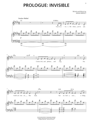 Beetlejuice:The Musical | Vocal Selections By Eddie Perfect | Piano, Vocal Sheet Music Songbook for Broadway Musical Fans | Music Book for Singers, Performers, Voice Coaches, Pianists - Image 4