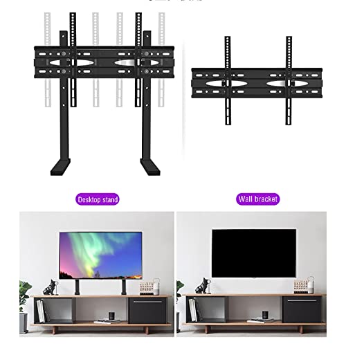 Soporte Universal para TV de Mesa, para la mayoría de televisores de Pantalla Plana LCD de 32 a 65 Pulgadas, VESA de hasta 600 por 400 mm, soporta hasta 37,5 kg/82 lbs