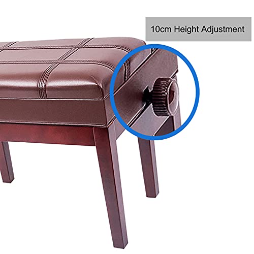 TEmkin Tabouret de Piano Banc de Piano réglable avec Levage Automatique hydraulique, Tabouret de Clavier en Bois avec Compartiment à Musique, capacité de Charge jusqu’à 180 kg - Les Beatles, Paul McCartney, John Lennon, RIngo Starr, George Harrison TEmkin Tabouret de Piano Banc de Piano réglable avec Levage Automatique hydraulique, Tabouret de Clavier en Bois avec Compartiment à Musique, capacité de Charge jusqu'à 180 kg – Image 5