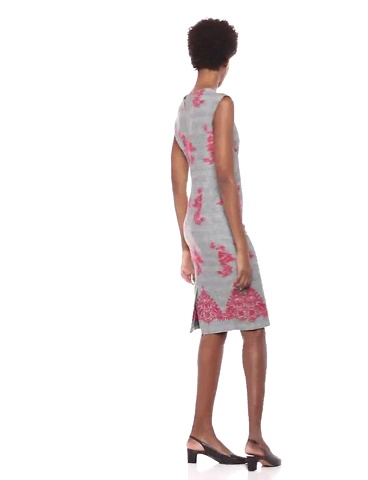 ECI New York Women's Cap Sleeve Embroidered Floral Menswear Sheath Dress  Dress, Black/red, 6 at Amazon Women's Clothing store