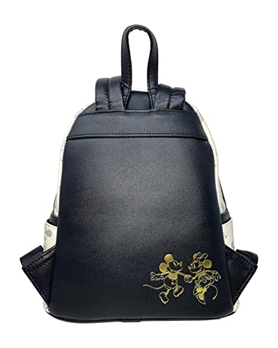 Loungefly Disney Mickey and Minnie Mouse Allover Debossed Womens Double Strap Shoulder Bag Purse3