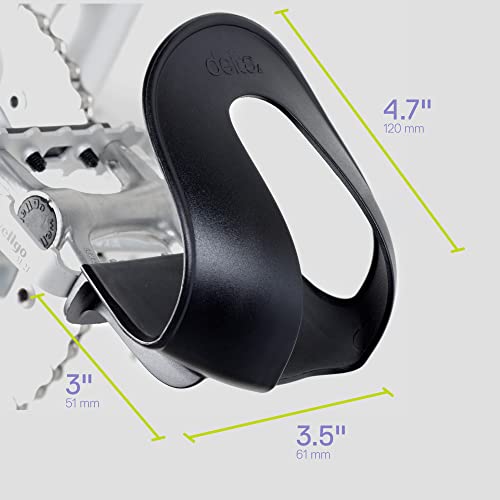 Delta Cycle Foot Fenders Bicycle Toe Clips - Bike Pedal Straps for Mountain Bikes, Cruisers and More - Wide Opening for Comfort and Convenience - Durable Construction Toe Clips for Bike Pedals - image 9