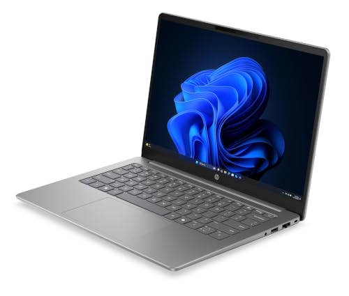 Image of HP 14 (2026), AMD Athlon Dual Core Silver 10 - (8 GB DDR5 /512 GB SSD /AMD Radeon 610M Graphics /Windows 11 Pro) Thin and Light Business Laptop /14.0 inch WUXGA Display /Silver /Copilot Key /1.4 Kg /MSO 2024