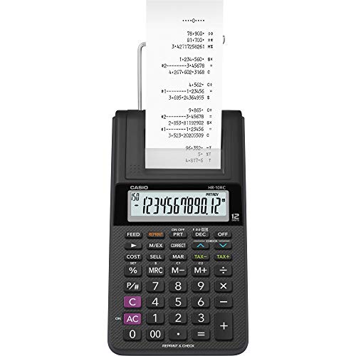 Casio Hr-10Rc Printing Calculator 1.7" X 4" X 8.2" #TOP1
