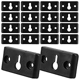 Support de fixation pour haut-parleur : idéal pour une fixation à l’arrière d’une enceinte bibliothèque ou au mur. plaque de suspension pour haut-parleur