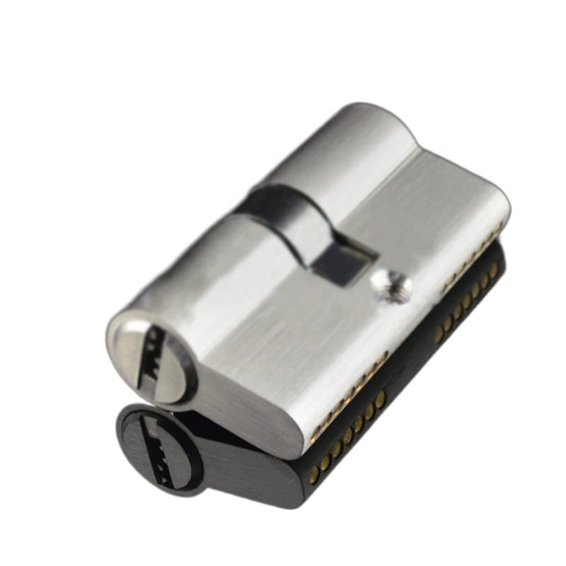 Wkładka bębenkowa. Cylinder 5 kluczy Podwójny lub pojedynczy rdzeń zamka Mosiężny zamek do sypialni(90mm)